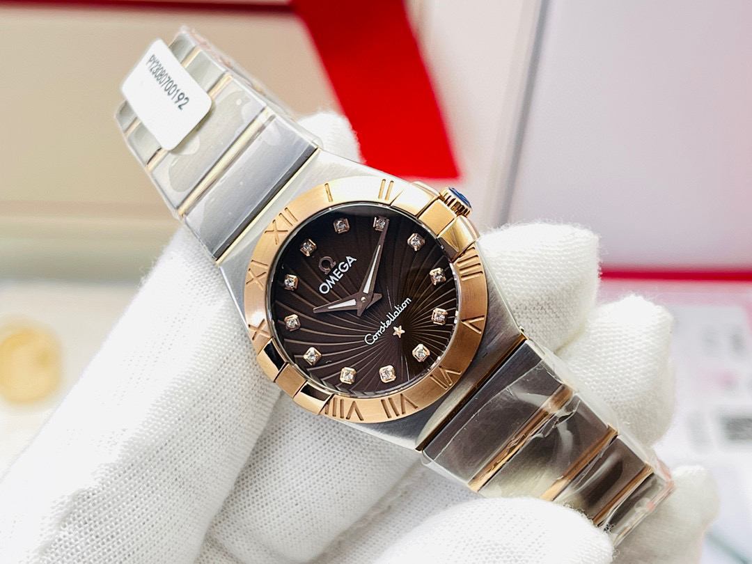 오메가 QTQ공장 미러급 여자 시계