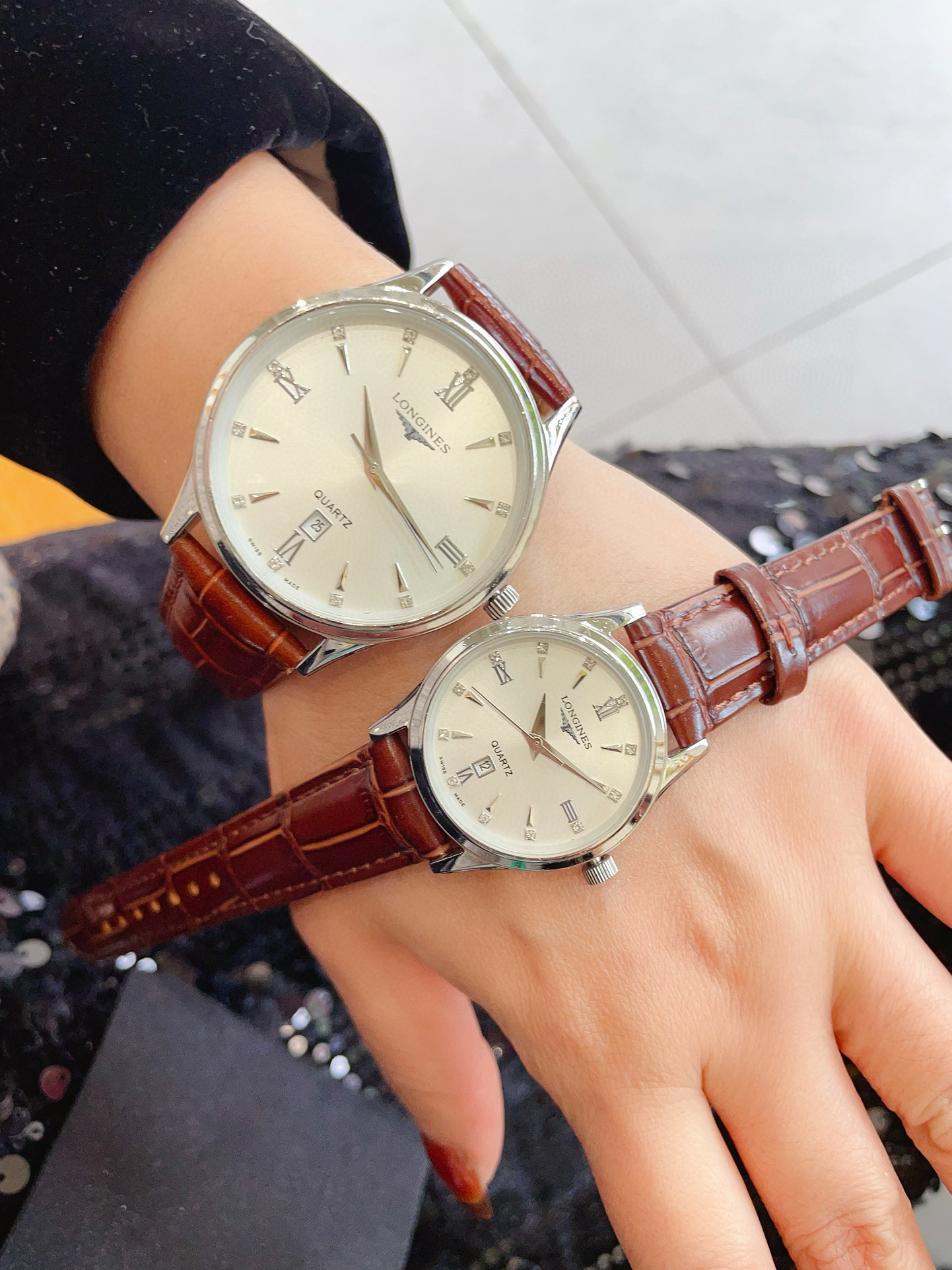 론진  A급 커플시계 4컬러