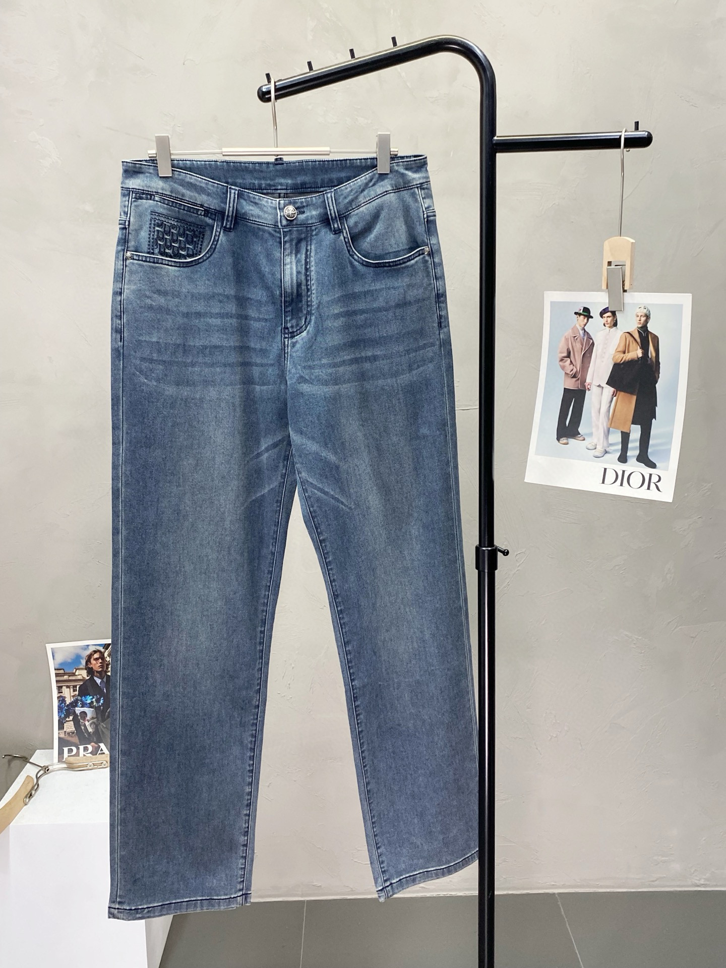 디올 남자 청바지