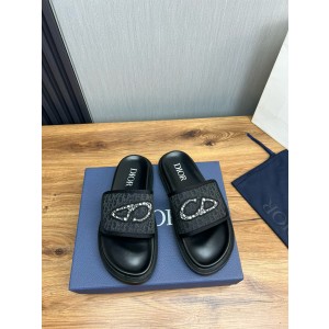 디올 남자 슬리퍼
