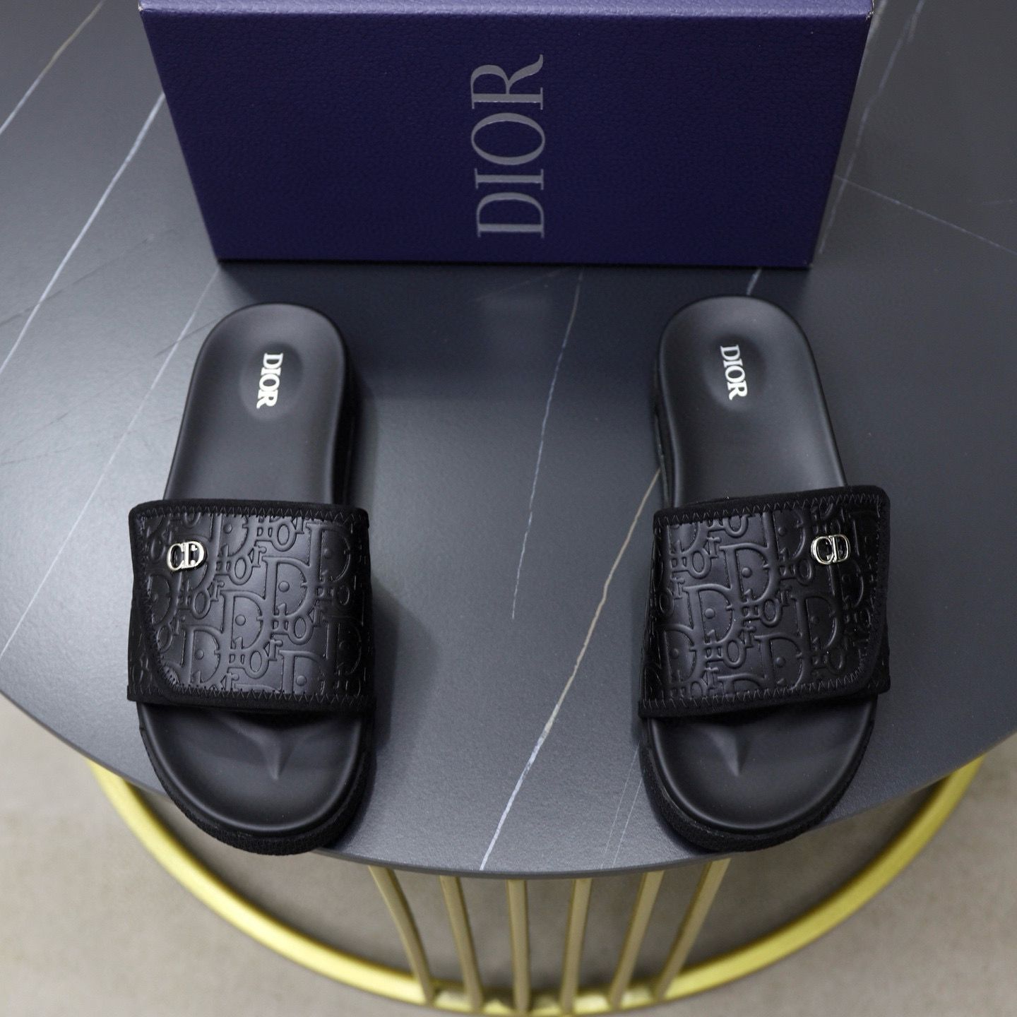 디올 남자 슬리퍼