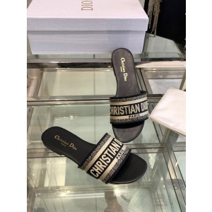 디올 여자 슬리퍼