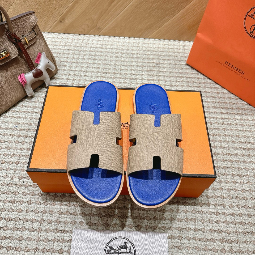 에르메스 남자 슬리퍼