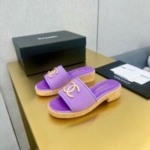 샤넬 여자 슬리퍼 6.5cm