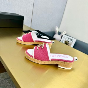 샤넬 여자 슬리퍼 6.5cm