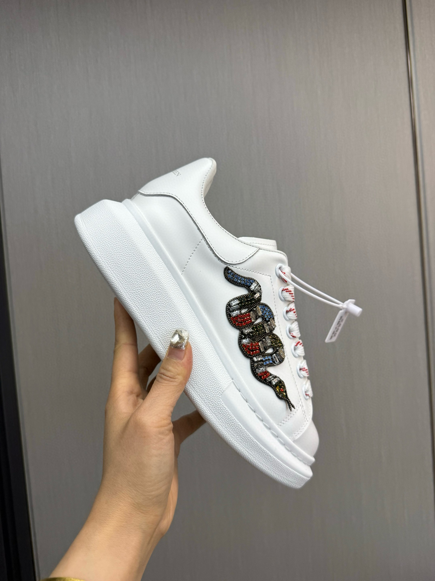 알렉산더 맥퀸 남녀공용 신발 운동화 스니커즈