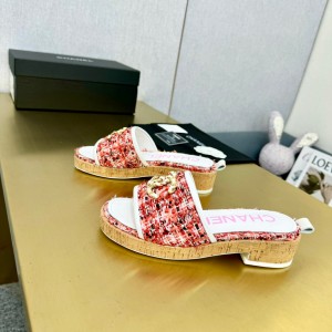 샤넬 여자 슬리퍼 6.5cm
