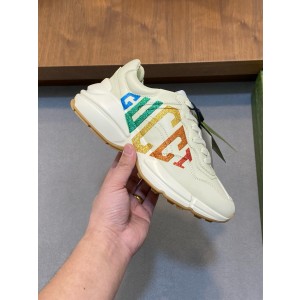 구찌 라이톤 남녀공용 신발 운동화 스니커즈