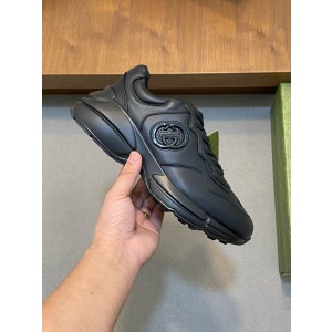 구찌 라이톤 남녀공용 신발 운동화 스니커즈