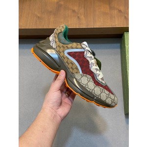 구찌 라이톤 남녀공용 신발 운동화 스니커즈