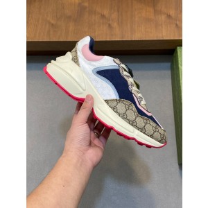 구찌 라이톤 남녀공용 신발 운동화 스니커즈