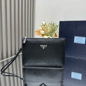프라다 사피아노 가죽 클러치 2VF032