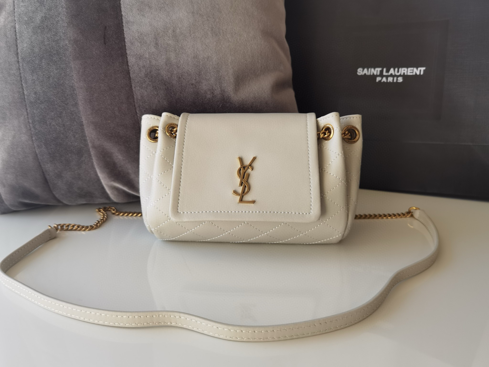 생로랑 672738 미니 여자가방