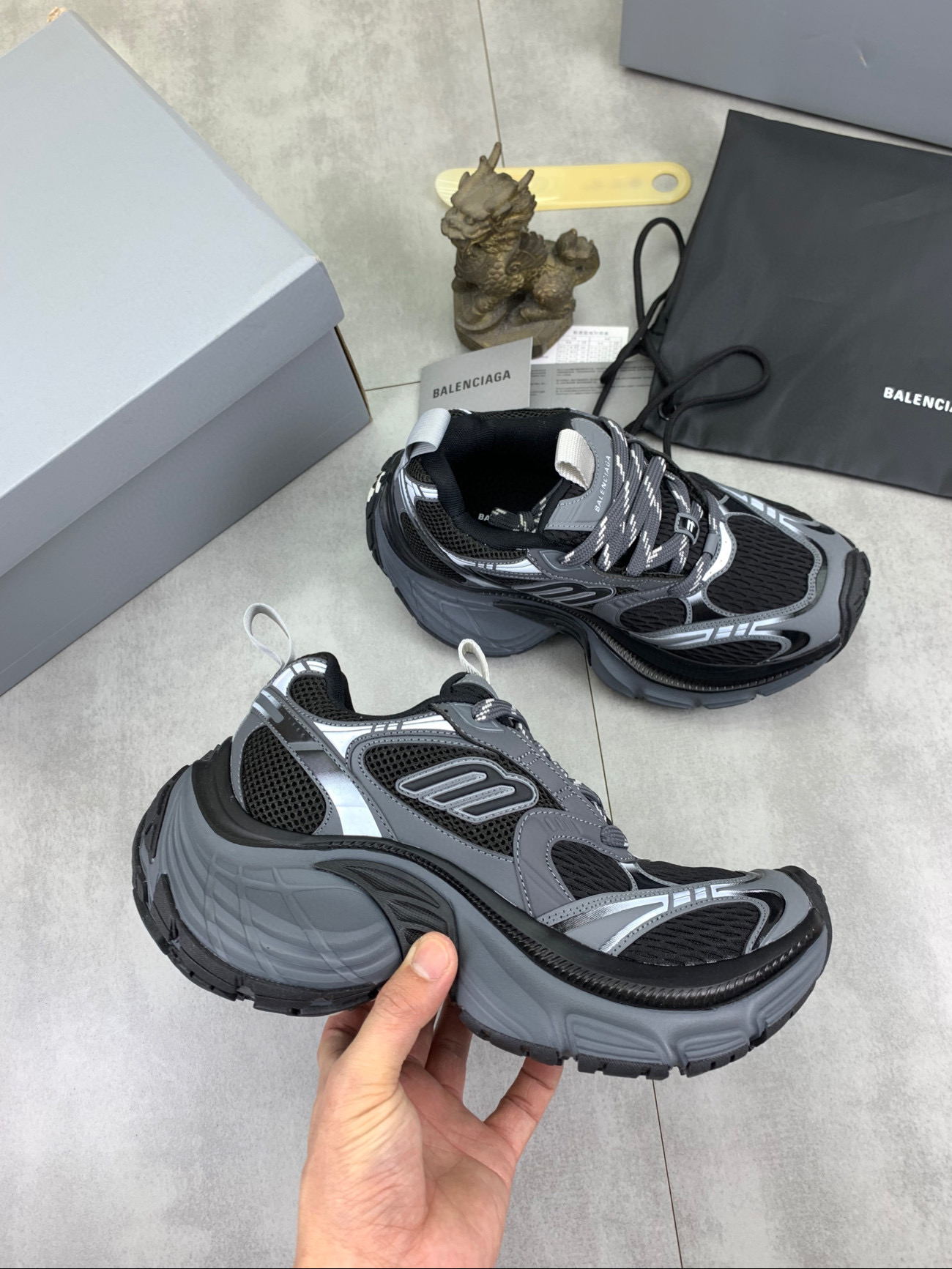 발렌시아가 6XL 남여공용 신발 운동화 스니커즈