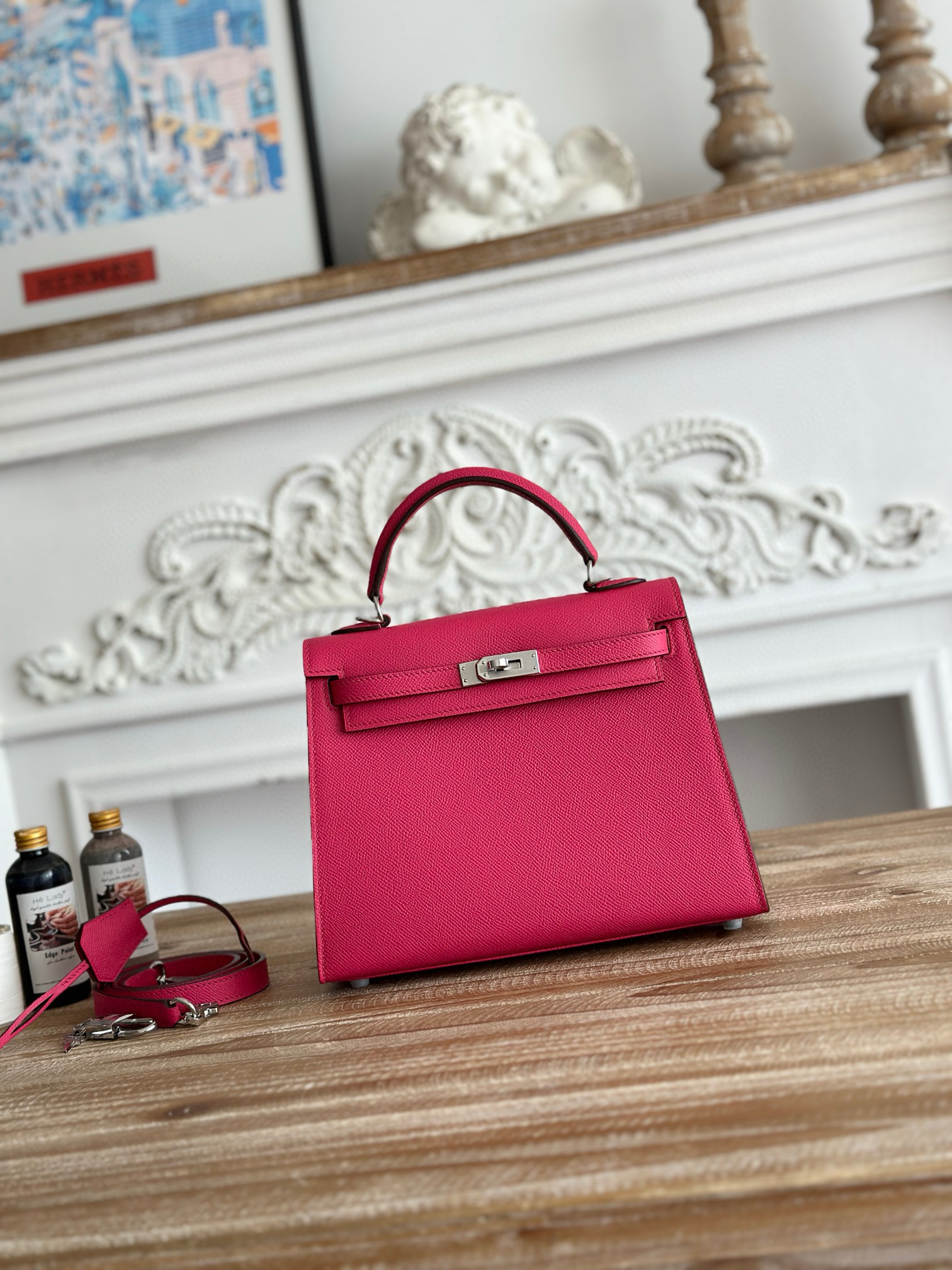 에르메스 켈리백 앱송가죽 여자가방