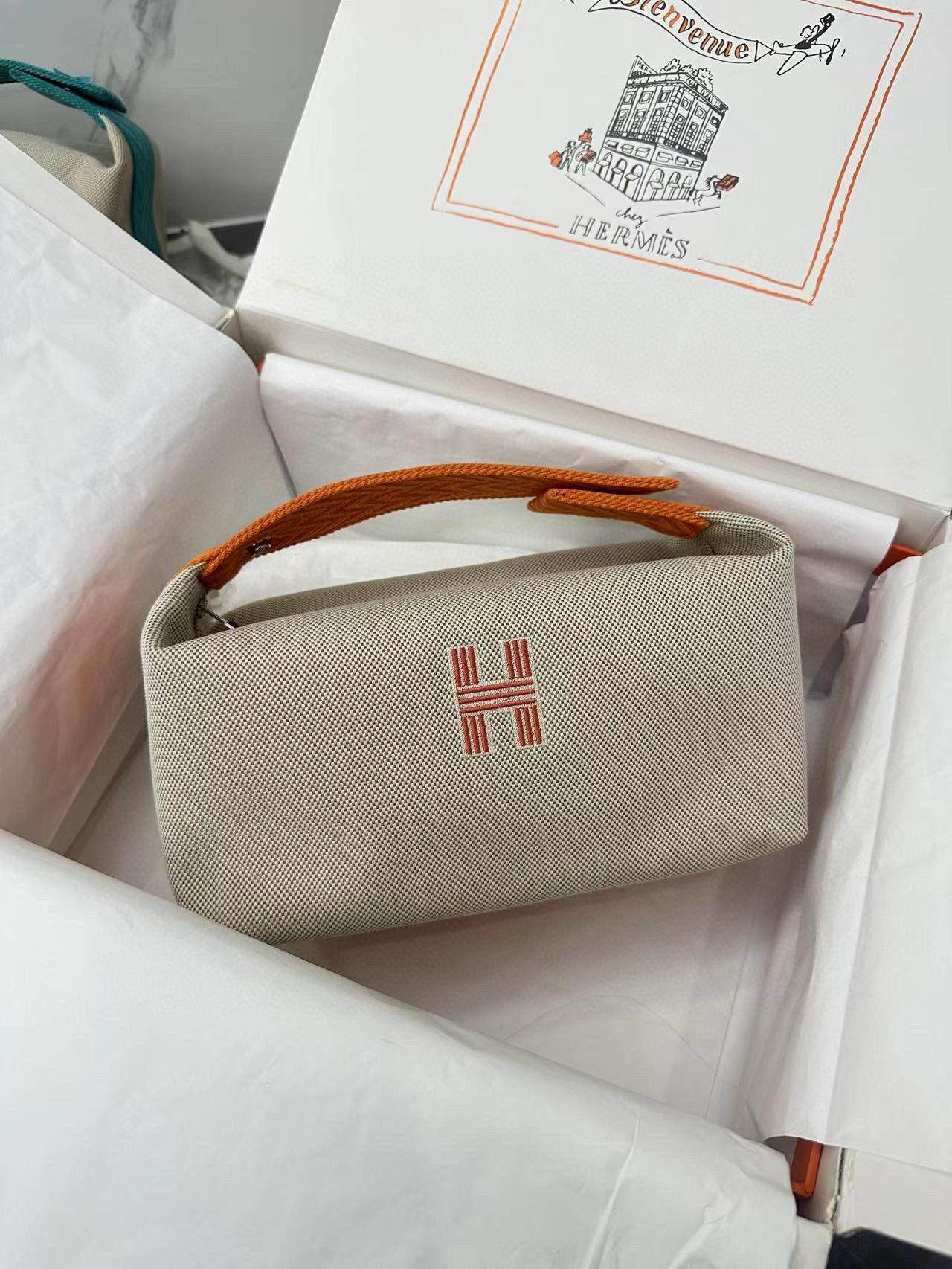 에르메스 브리드 어 브랙 파우치가방