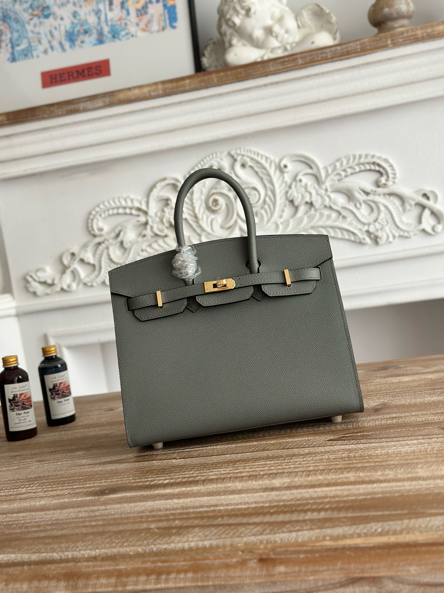 에르메스 버킨백 25 앱송가죽 여자가방