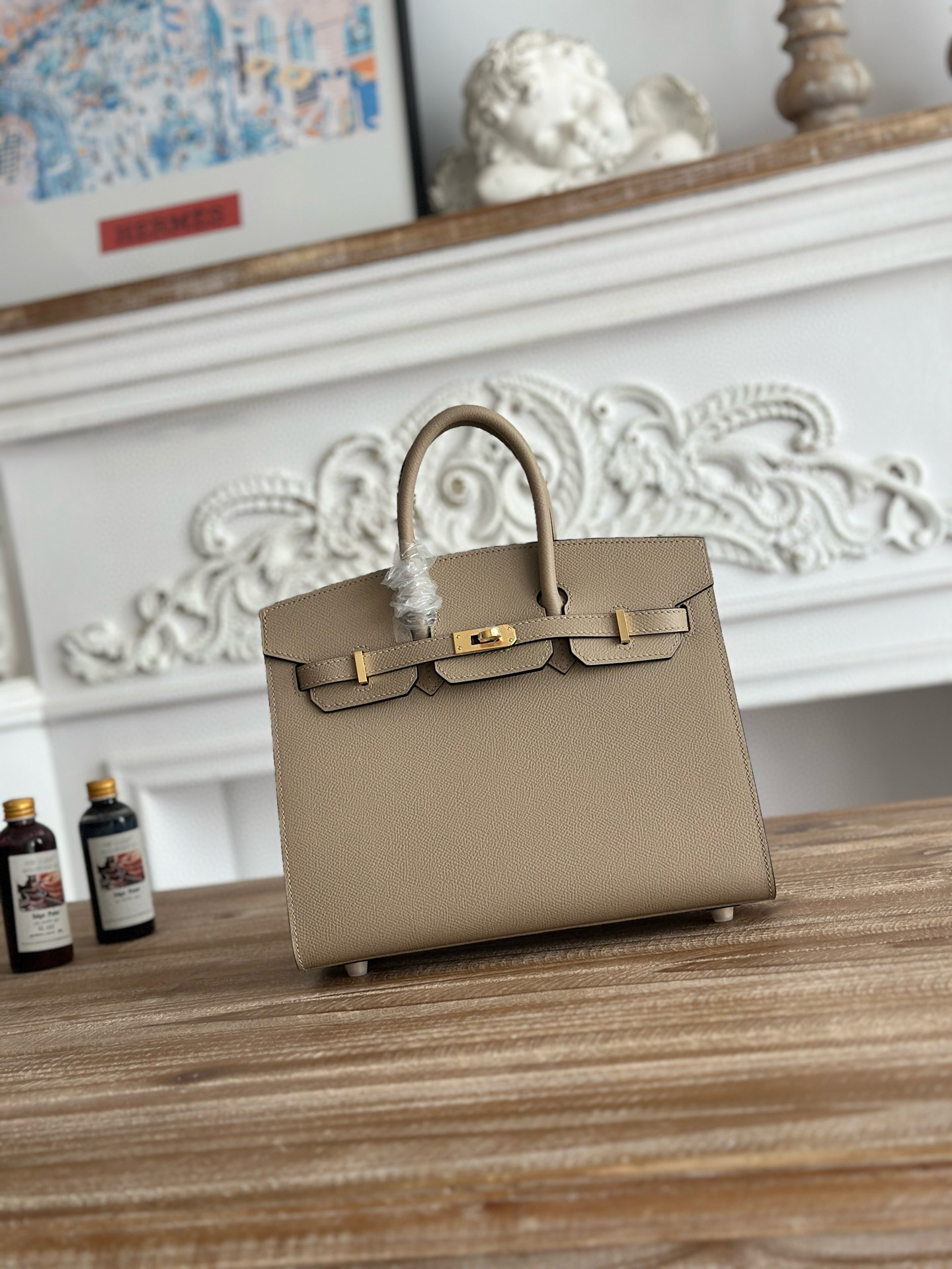 에르메스 버킨백 25 앱송가죽 여자가방