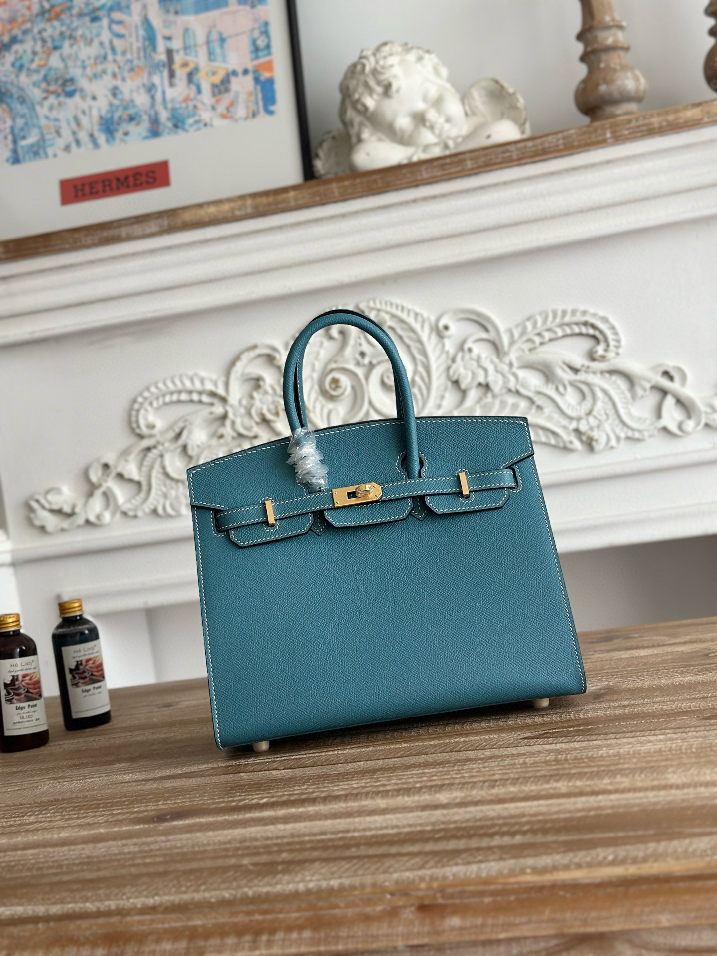 에르메스 버킨백 25 앱송가죽 여자가방