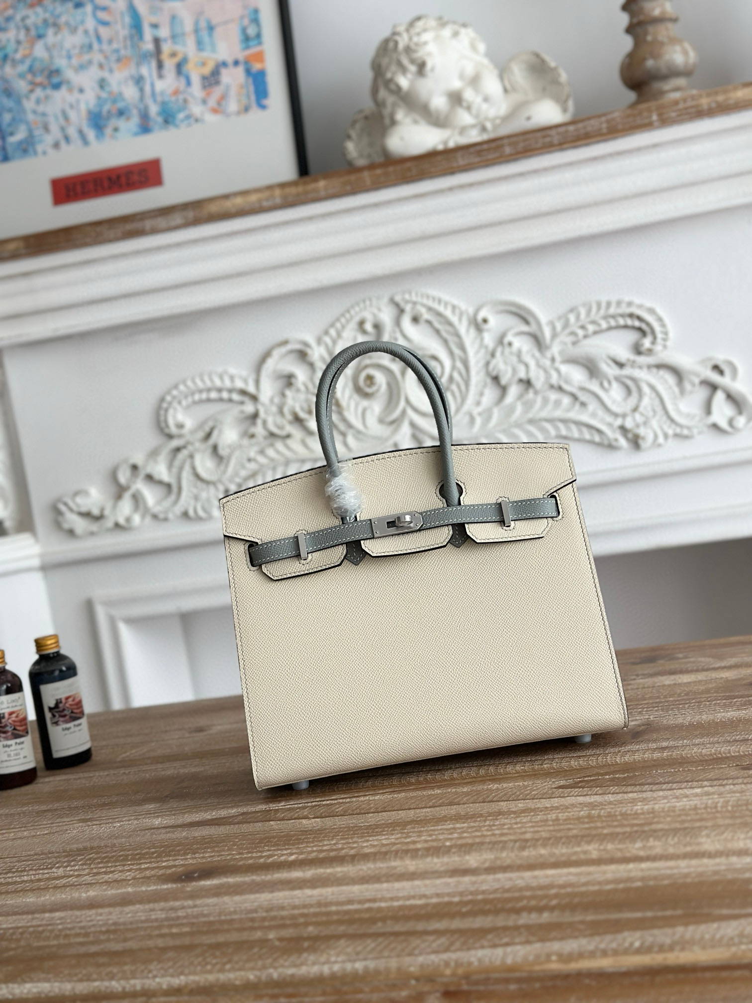 에르메스 버킨백 25 앱송가죽 여자가방