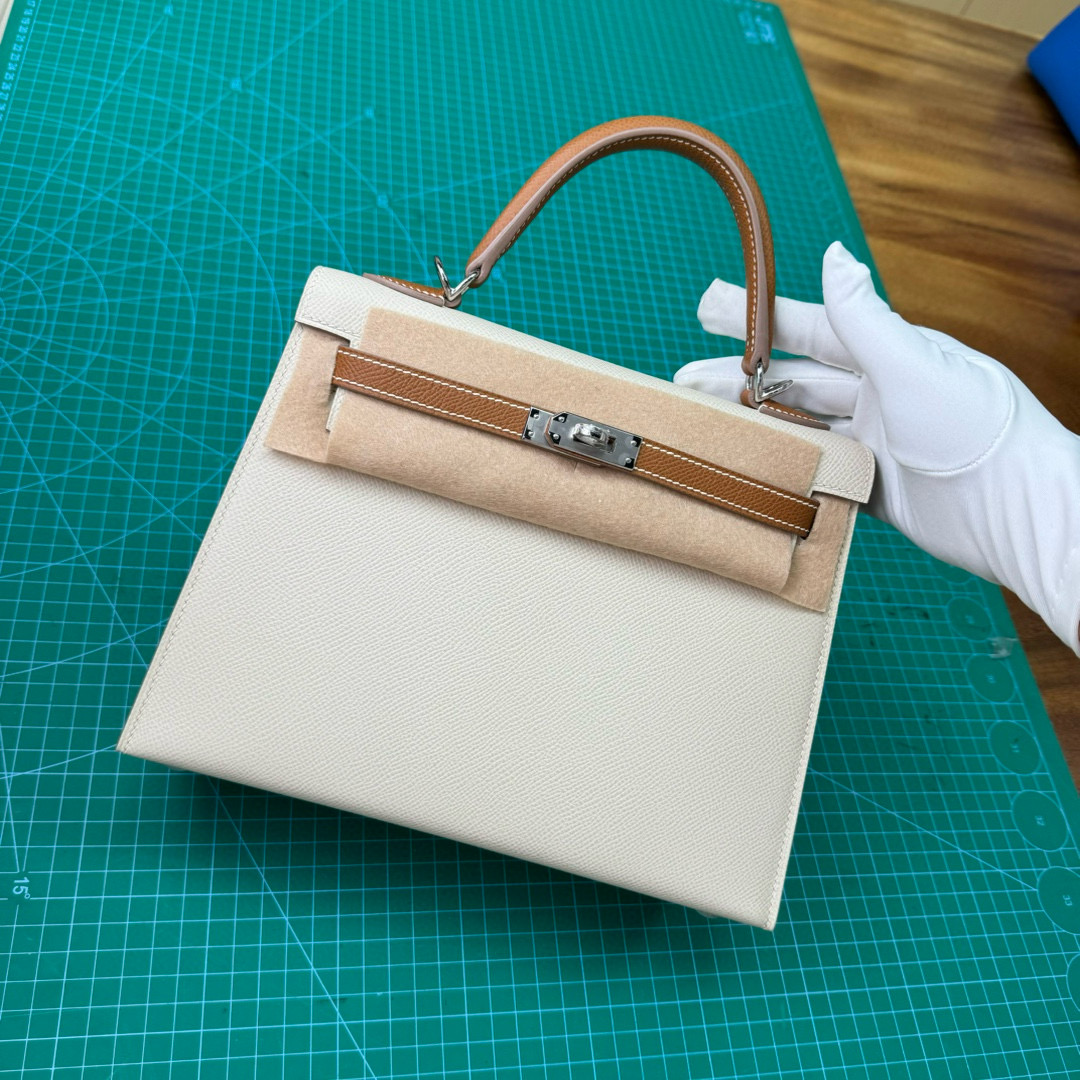 에르메스 켈리백 25 앱송가죽 여자가방