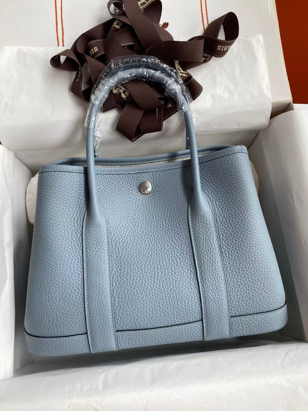 에르메스 가든파티 30 클레망스가죽 여자가방