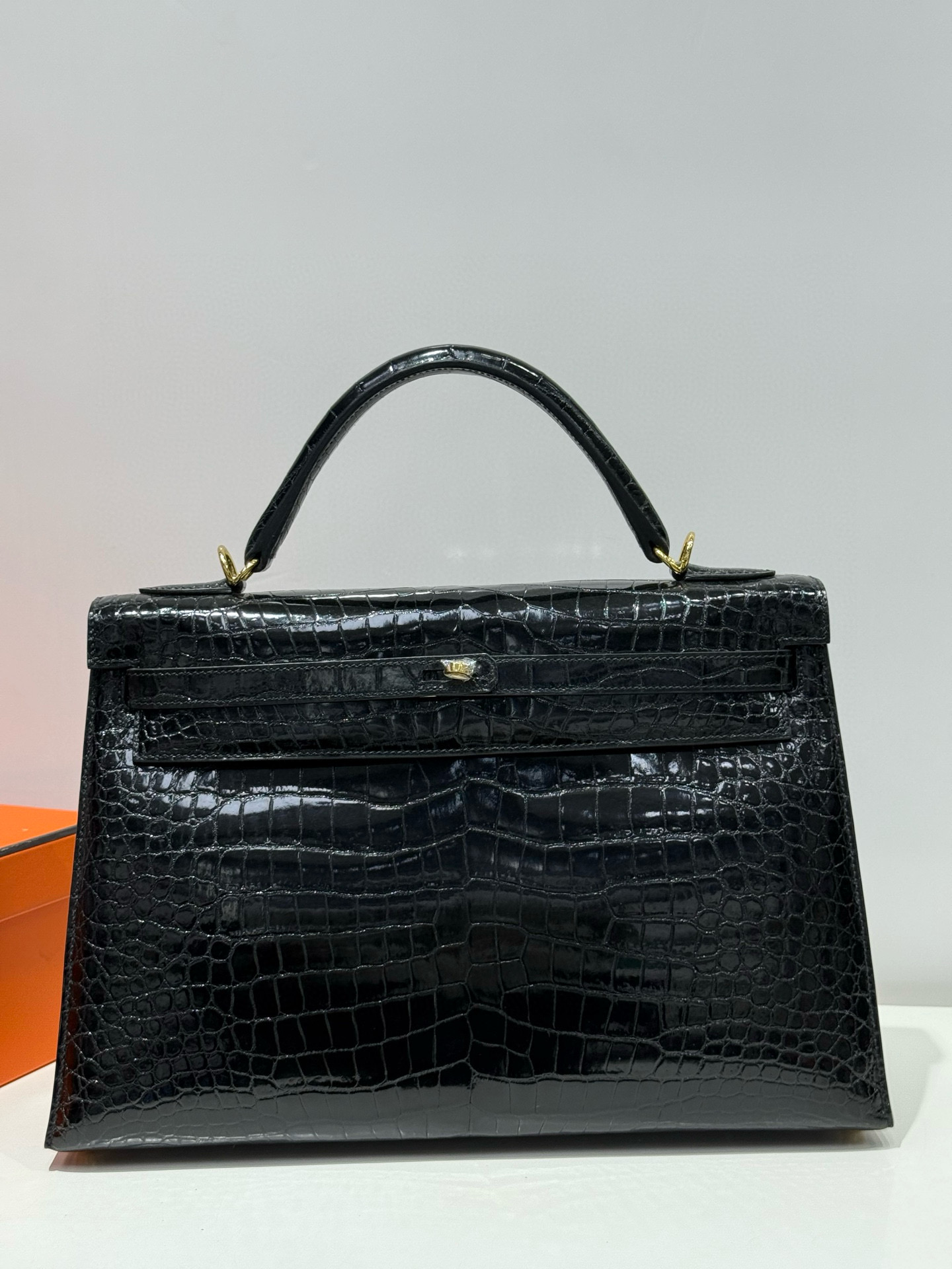 에르메스 켈리백 35 악어가죽 여자가방