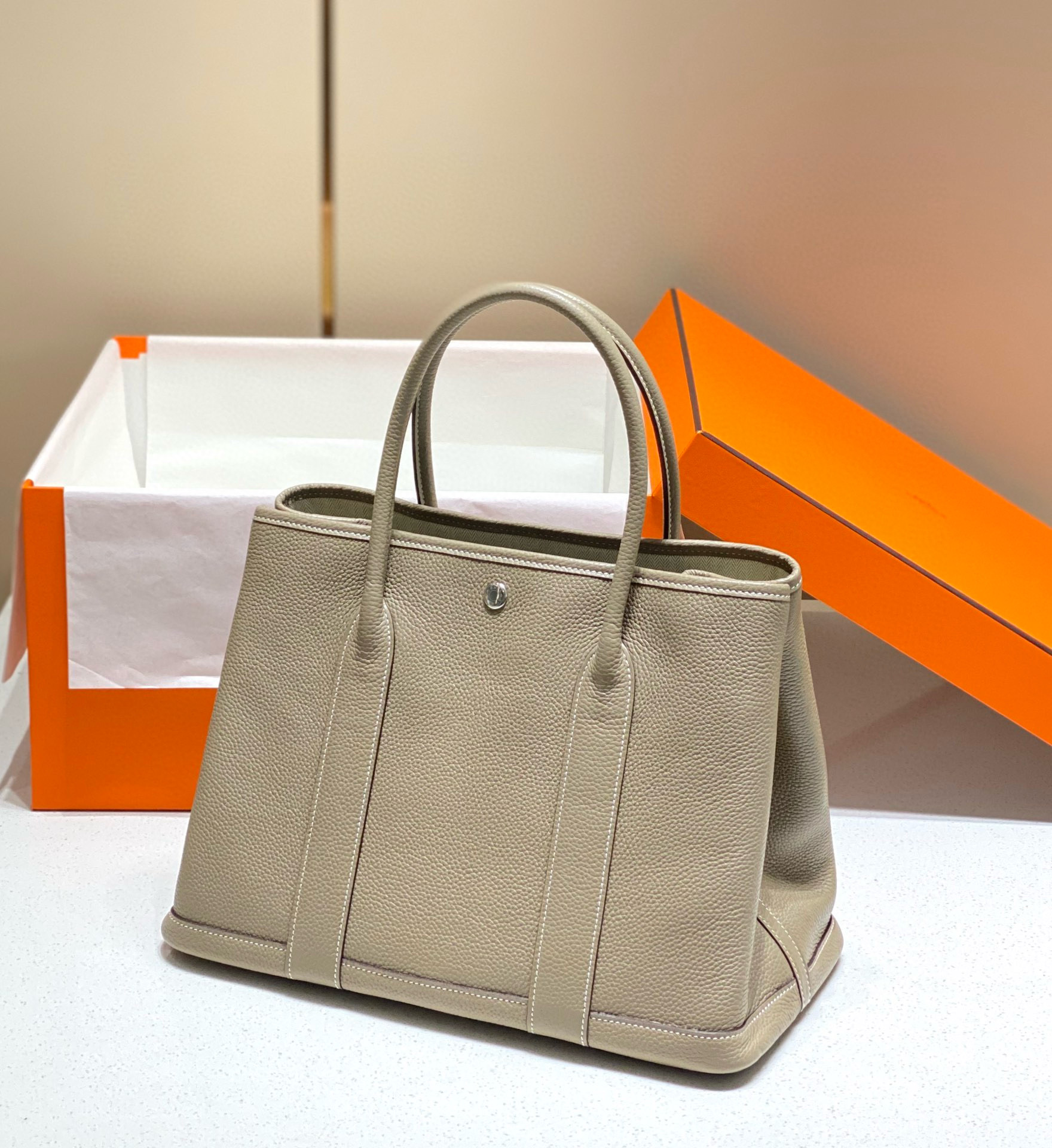 에르메스 가든파티 36cm 토고가죽 여자가방