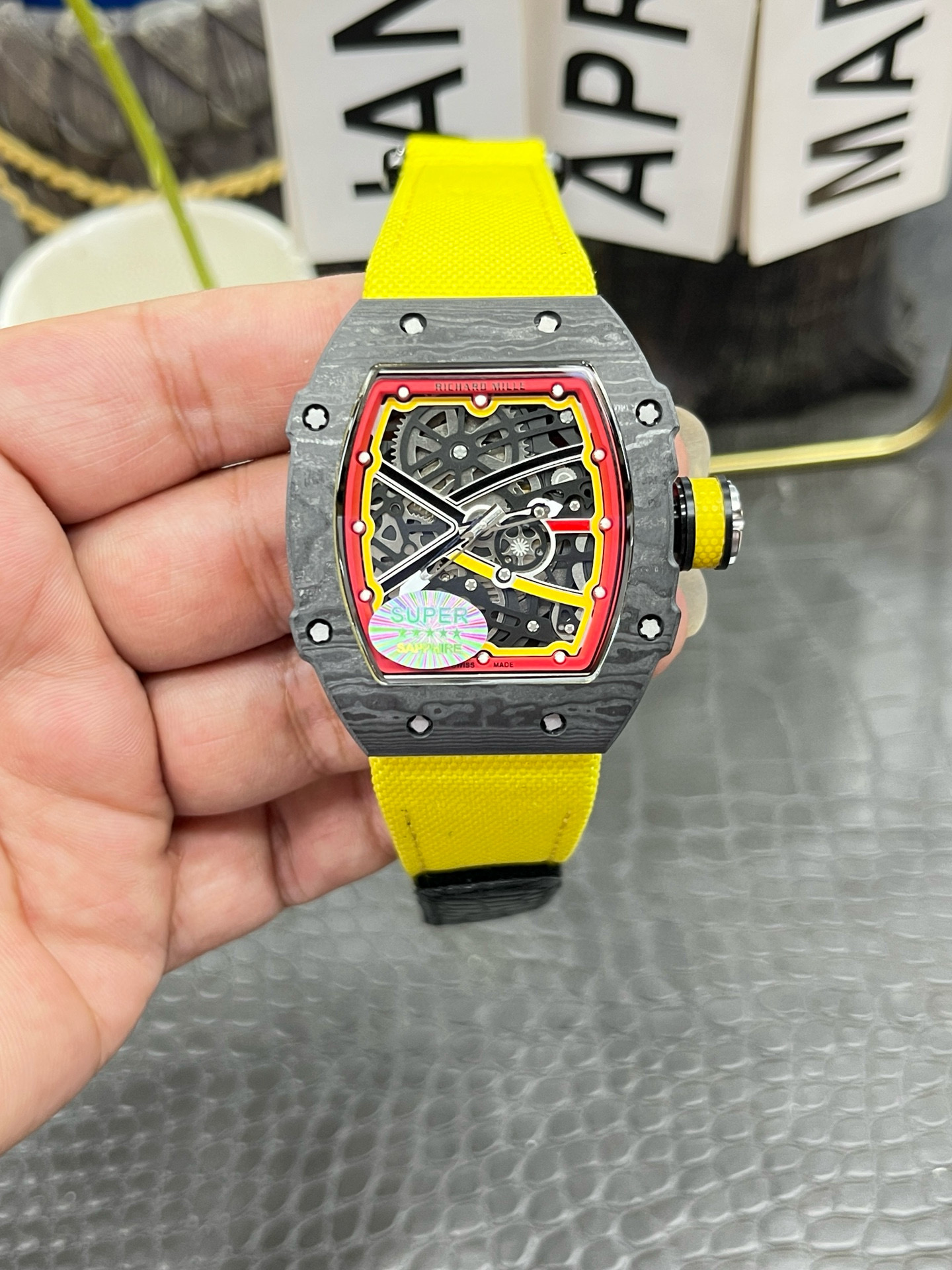 리차드밀 RM67-02 9015무브먼트 미러급 남자시계