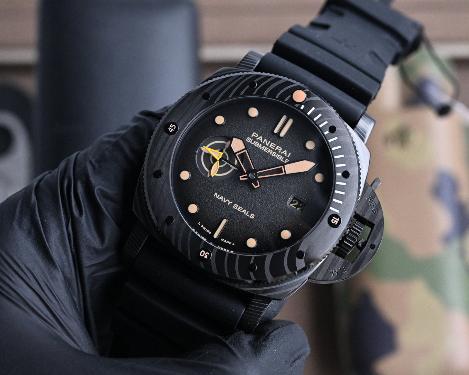 파네라이 V7공장 남자 미러급 시계