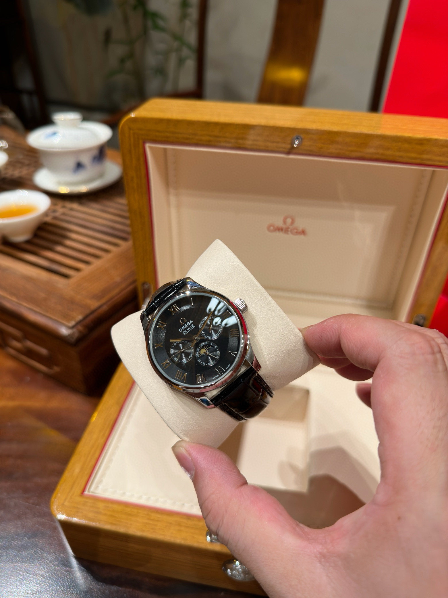 오메가 3컬러 A급 남자시계