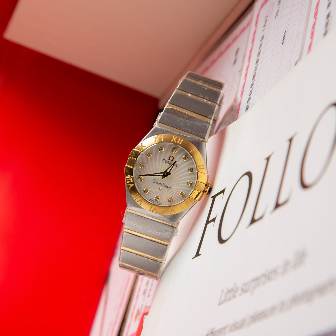 오메가 미러급 여자시계