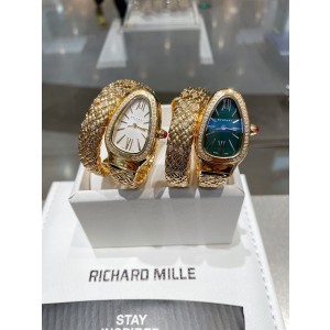 불가리 5칼라 미러급 여자시계