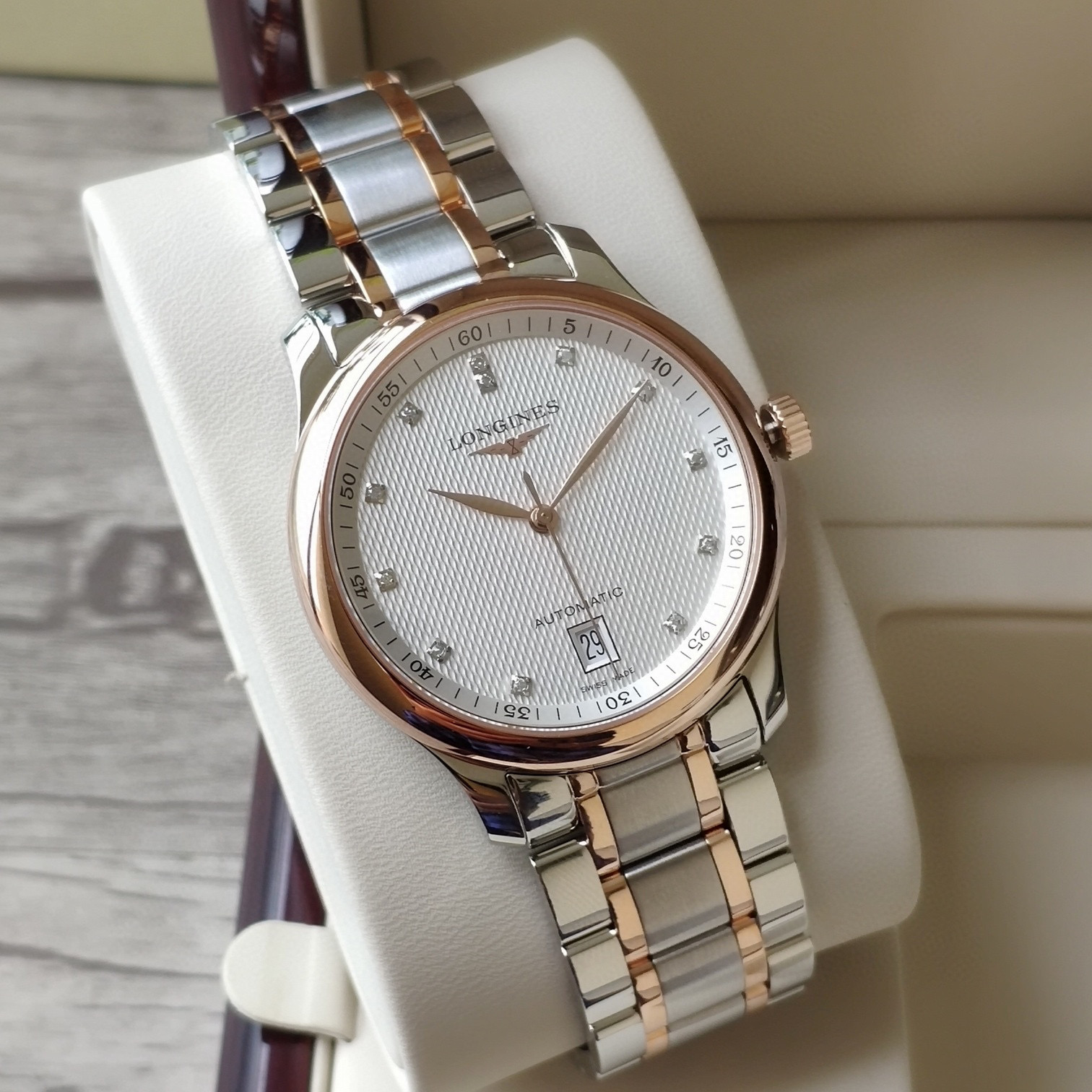 론진  미러급 남자 시계