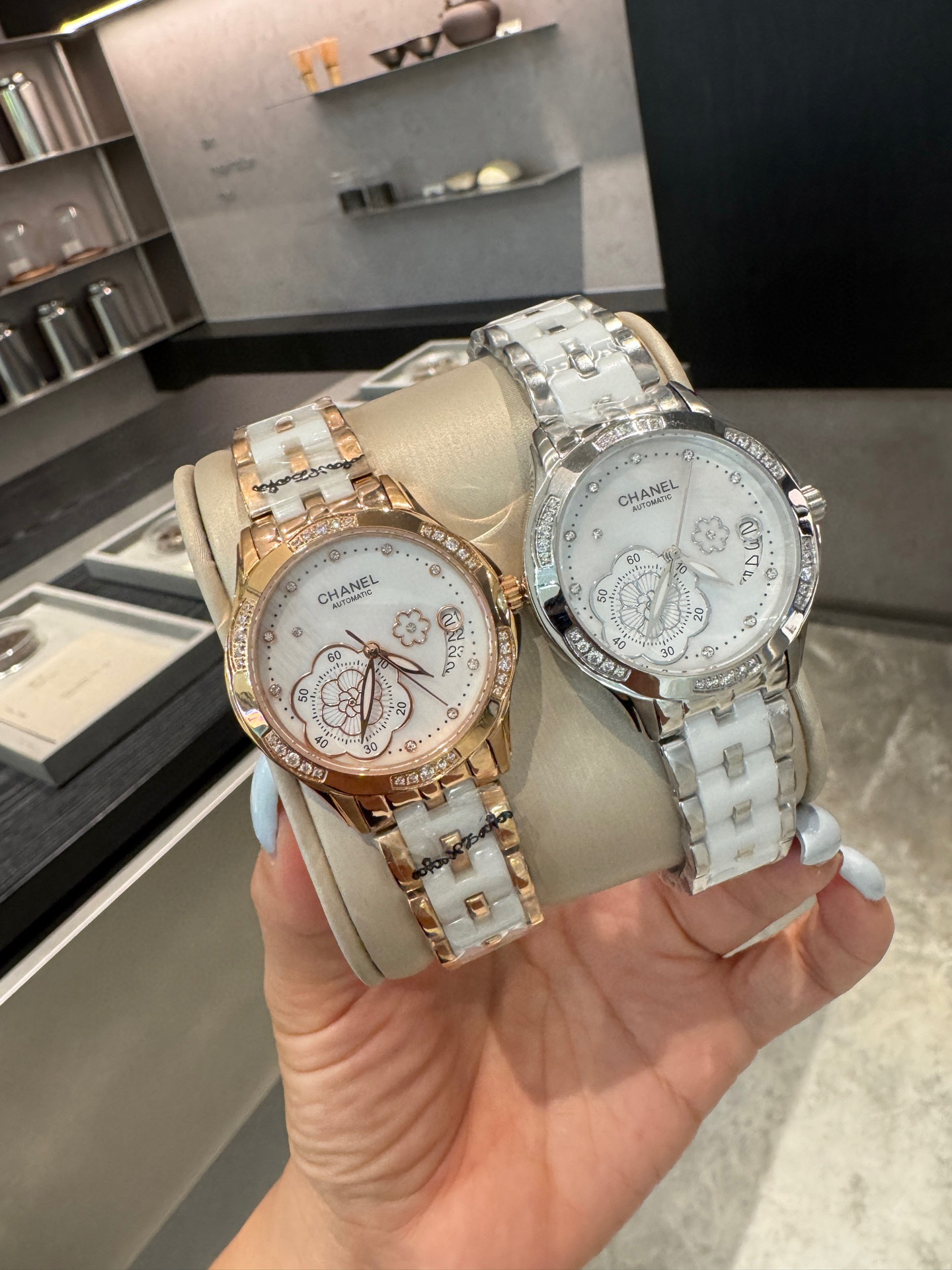 샤넬 2칼라 A급 여자 시계