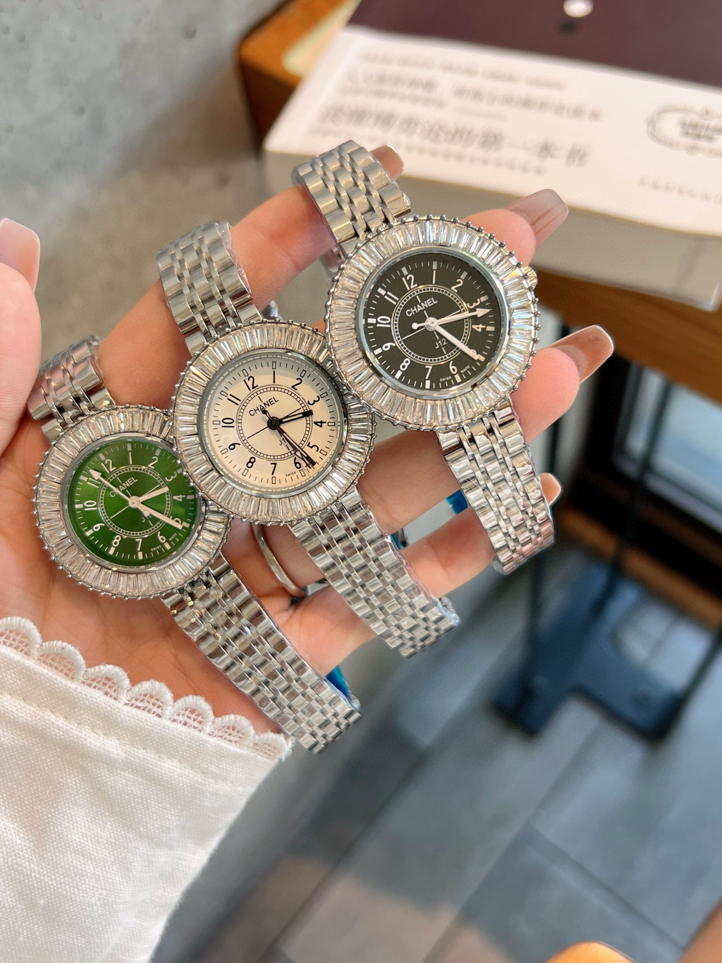 샤넬 3칼라 A급 여자 시계