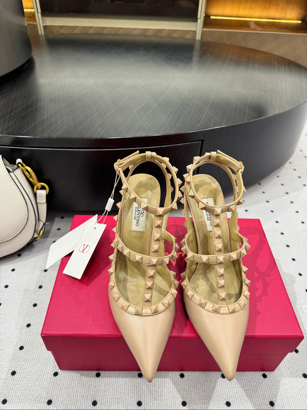 발렌티노 9.5cm 여자 신발 구두