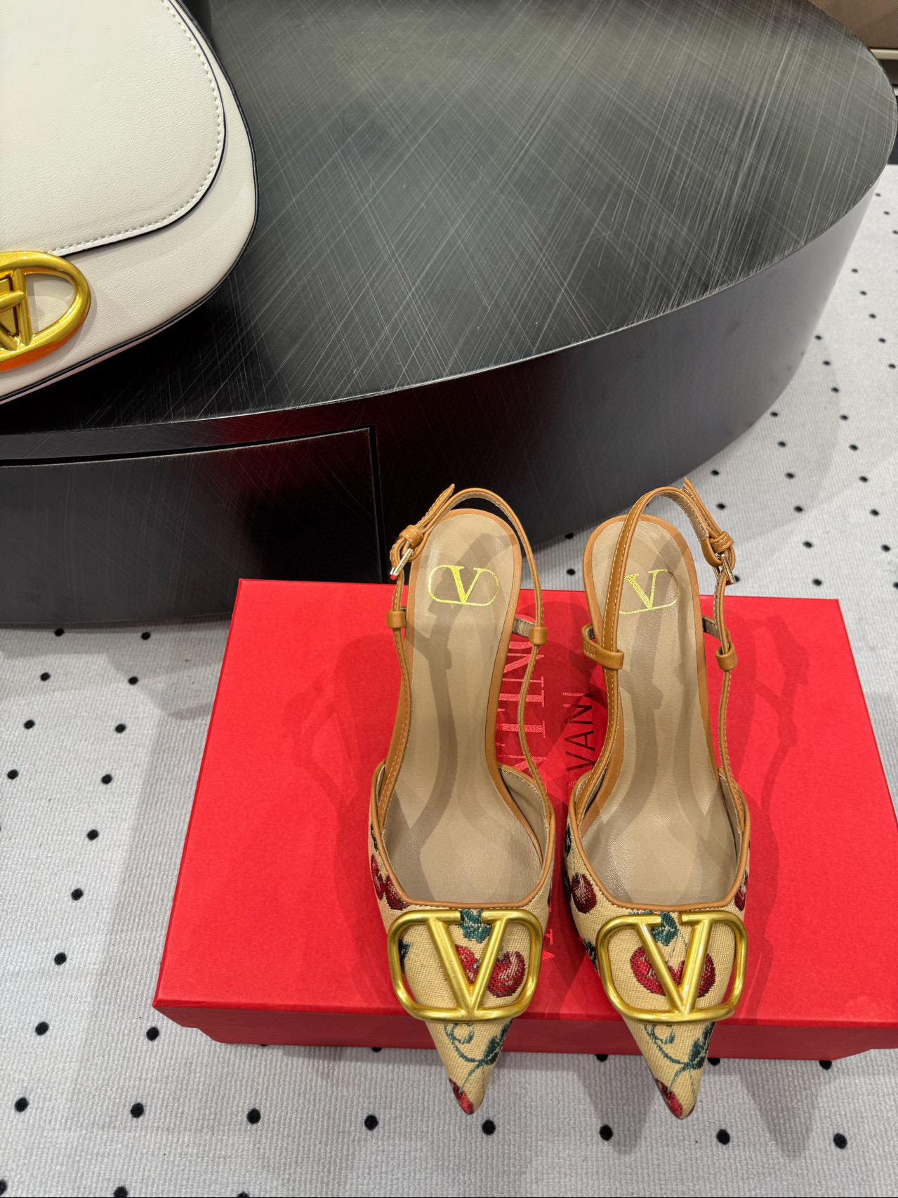 발렌티노 7.5cm 여자 신발 구두