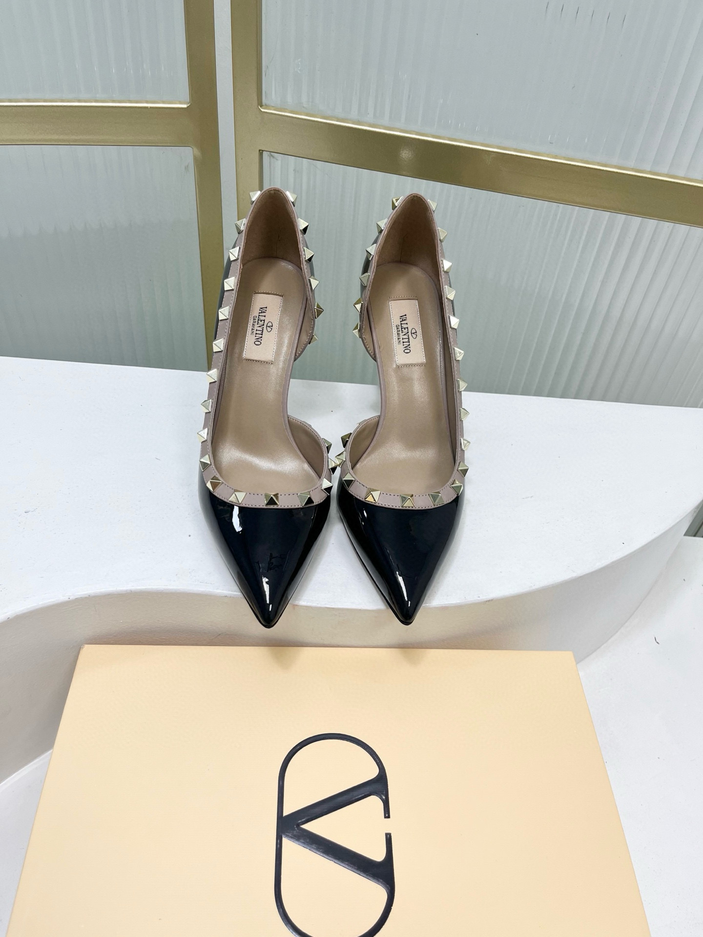 발렌티노 8.5cm,6cm 여자 신발 구두