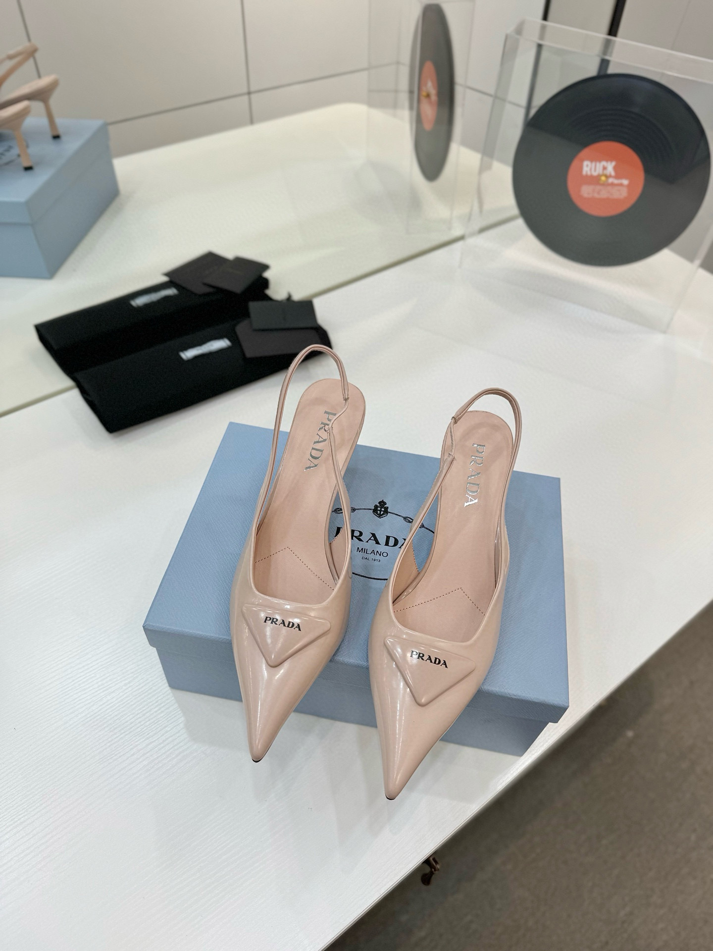 프라다 7.5cm 여자 신발 구두