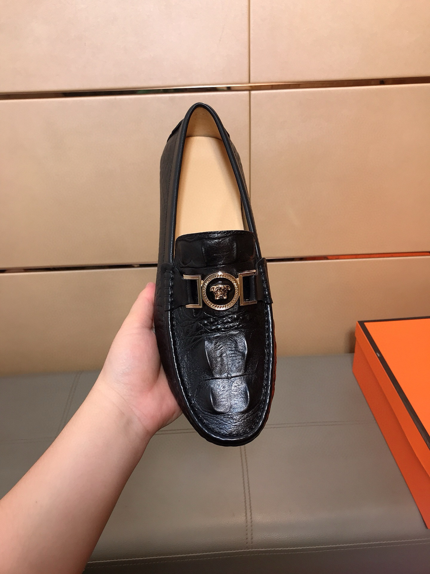 베르사체 남자 스니커즈 신발 운동화