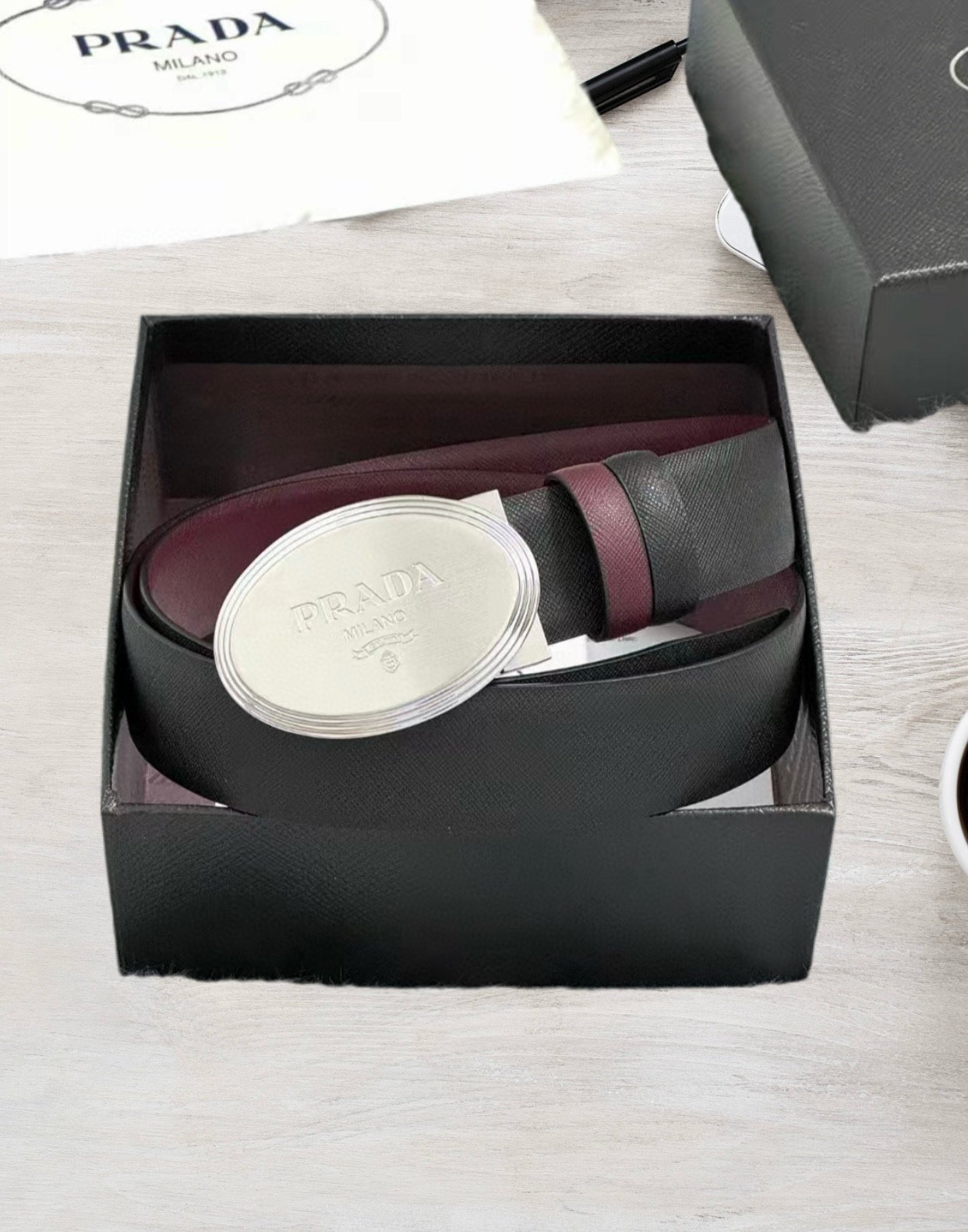 프라다 4컬러 남자 벨트