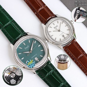 피아제 TW공장 미러급 남여커플시계