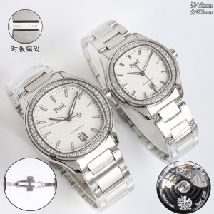 피아제 TW공장 미러급 남여커플시계