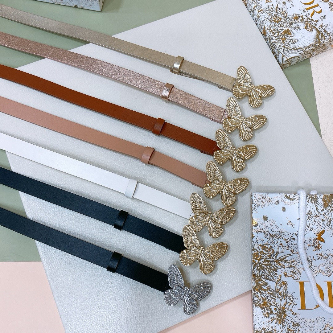 디올 7컬러 여자 벨트