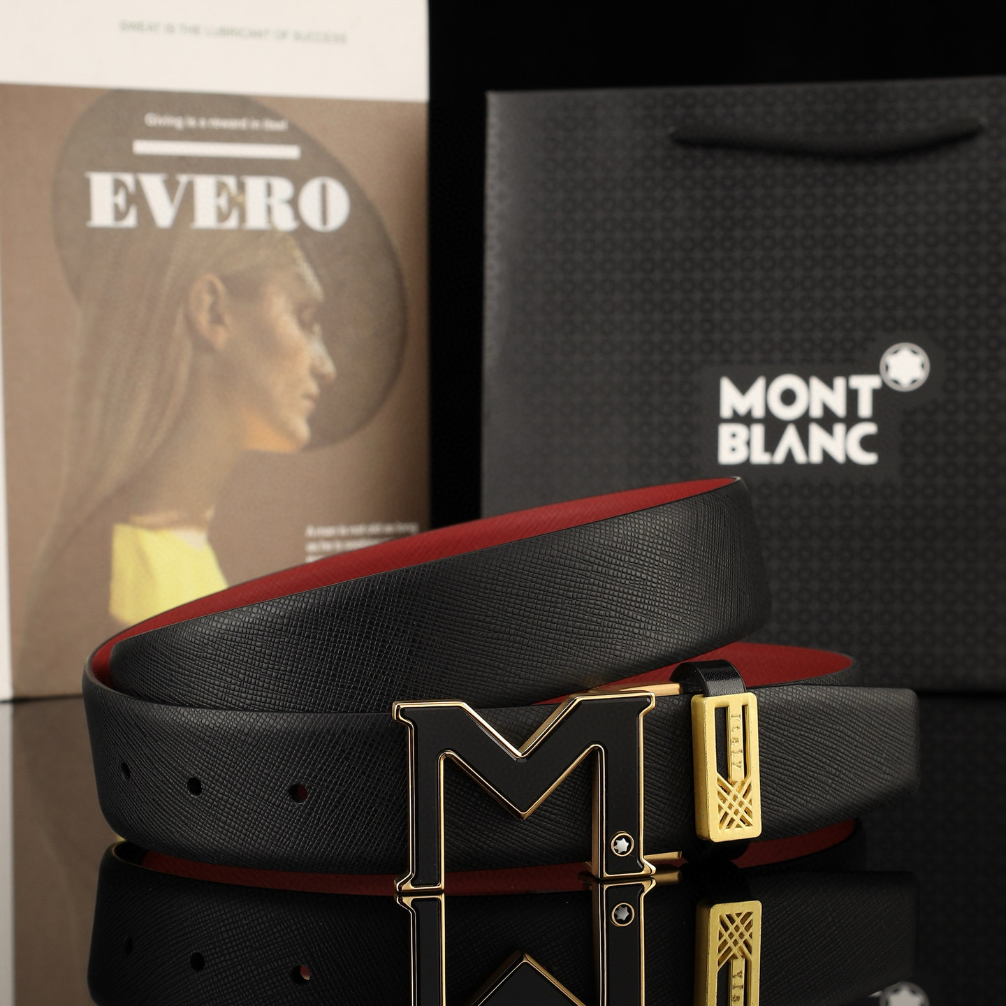 몽블랑 남자 벨트