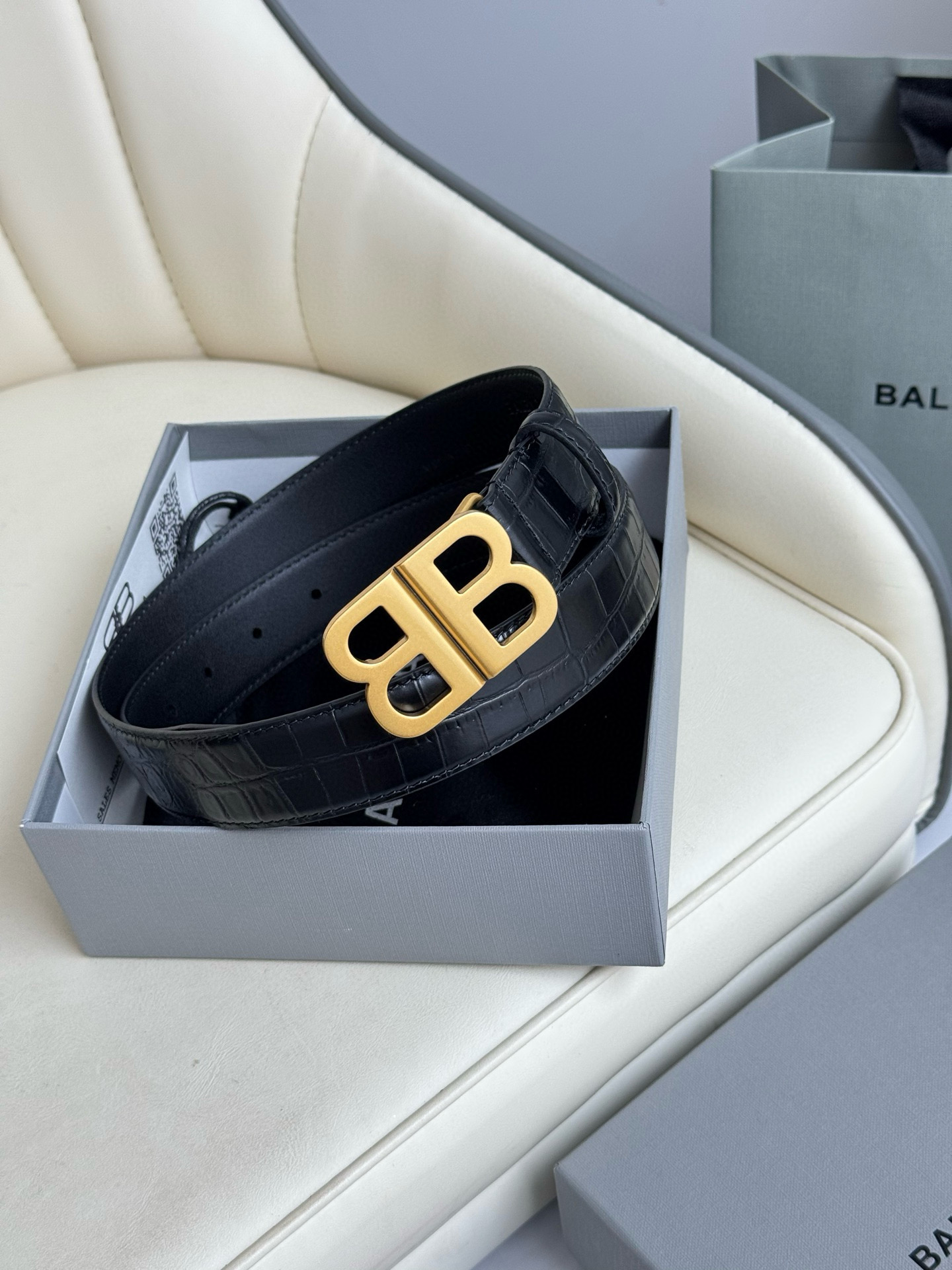 발렌시아가 남자 벨트