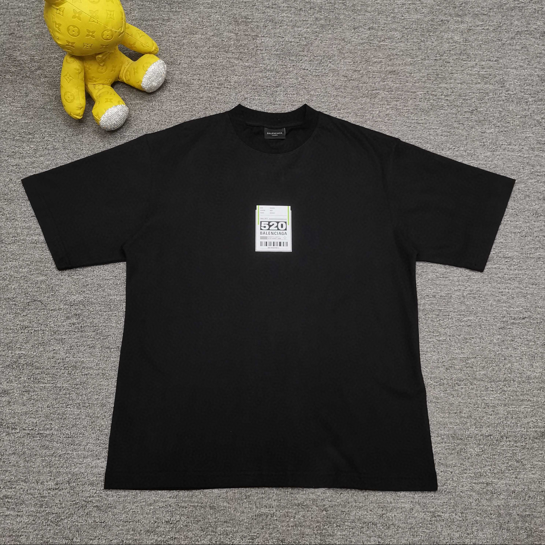 발렌시아가 남녀공용 반팔티