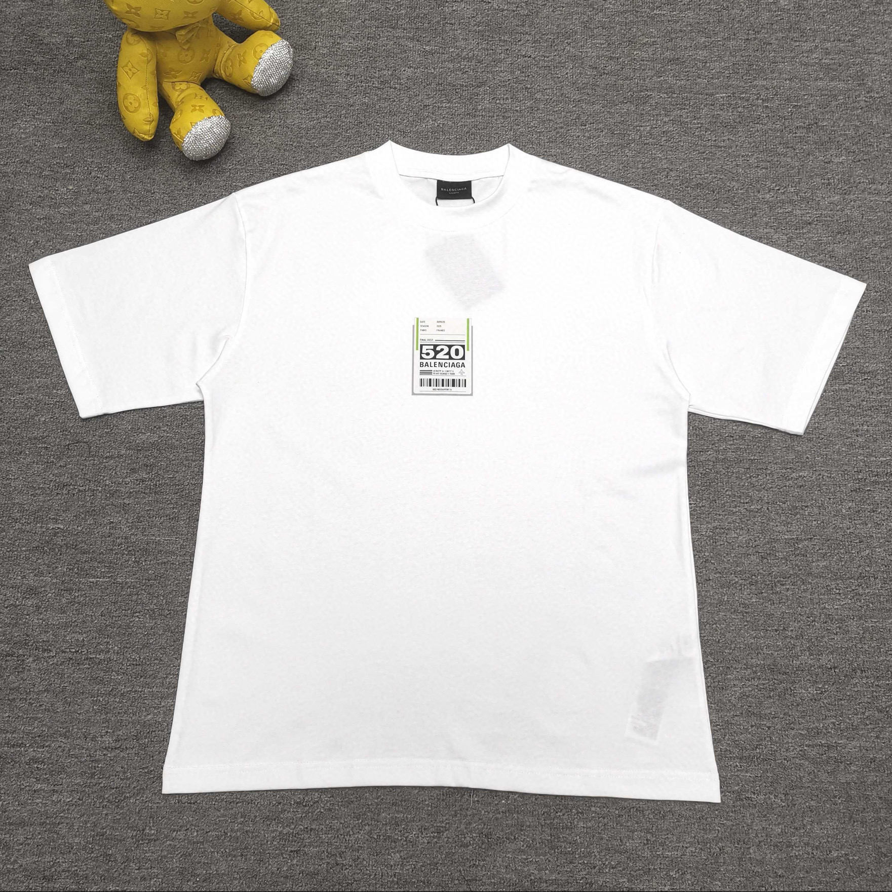 발렌시아가 남녀공용 반팔티