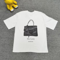 발렌시아가 남녀공용 반팔티